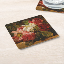 Vintage Fransk Georges Jeannin Ro III Underlägg Papper Kvadrat