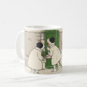 Vintage Fransk Gift Girls jul Mugg
