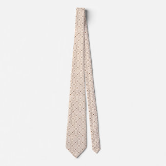 Vintage fransk imperial prick- och diamantmönster slips