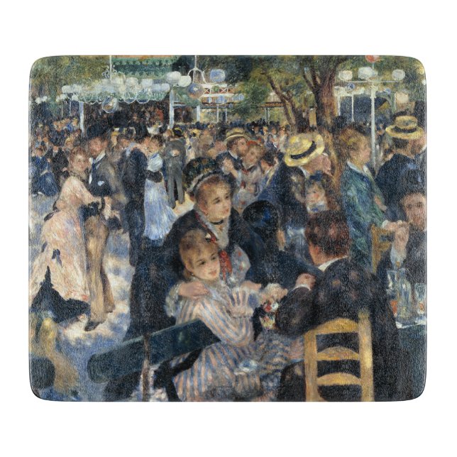 Vintage fransk impressionistisk Paris-danskonst (Framsidan)
