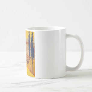 Vintage Fransk Järnväg Travel Kaffemugg