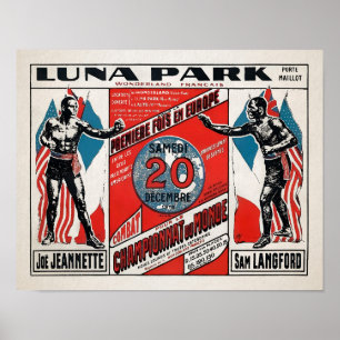 Vintage Fransk Jeanette mot Lanford Poster