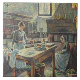 Vintage Fransk Kitchen Kakelplatta