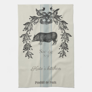 Vintage fransk kökshandduk
