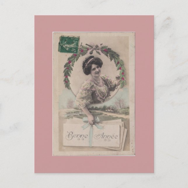 Vintage Fransk Kort för kvinnor (Framsida)