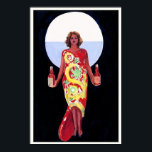 Vintage Fransk Liqueur Woman 1920 Art Deco Poster<br><div class="desc">En återgivning av en 1920-talets Fransk Art Deco poster av Leonetto Cappiello, den första poster konstnären till använda fet figurer som pockar ut från svarta bakgrunder, en häpnadsväckande kontrast till den poster normen i tidigt. Digitalt renoverat för att få ut det ursprungliga färg, ännu bättre och åtgärda så många brister...</div>