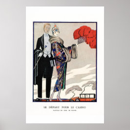 Vintage Fransk Mode Art Poster