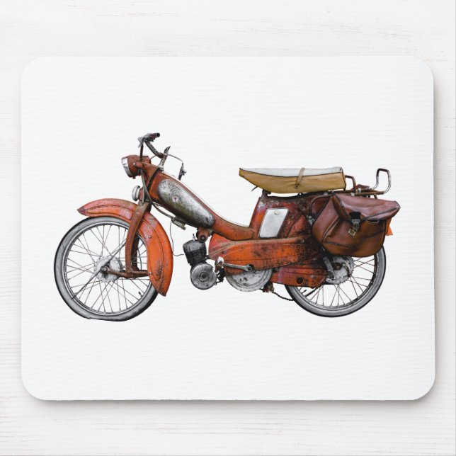 Vintage Fransk Motobecane Moped Musmatta (Framsidan)