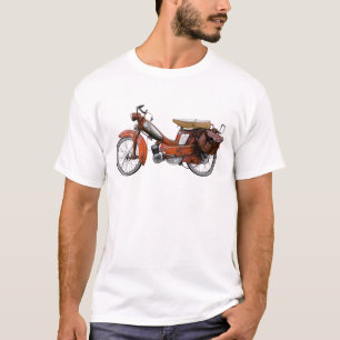 Vintage Fransk Motobecane Moped T Shirt