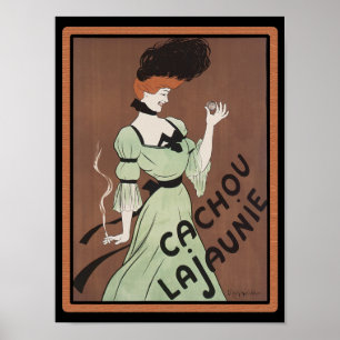 Vintage Fransk Nouveau Soap Poster