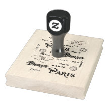 Vintage Fransk Parisskripttypografi