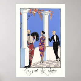 Vintage Fransk Porträtt Poster