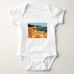 Vintage Fransk Riviera Beach T-shirt