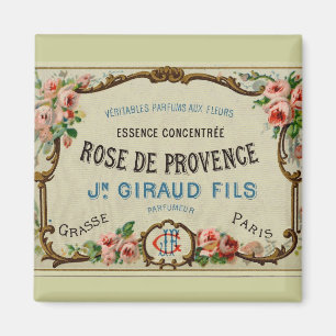 Vintage Fransk Ro-etikett Pariskorge Magnet