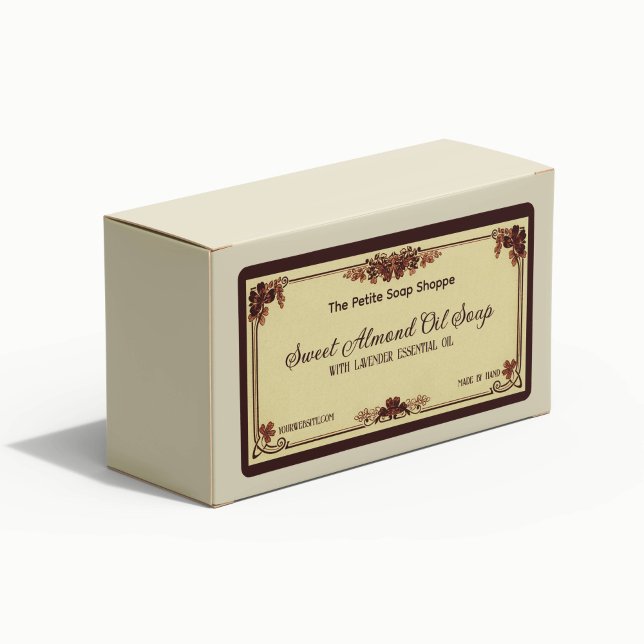 Vintage Fransk Soap/Cosmetics-etikett Fraktsedel (Skapare uppladdad)