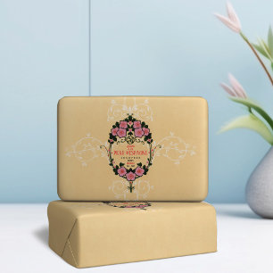 Vintage Fransk Soap-etikett, radbyte