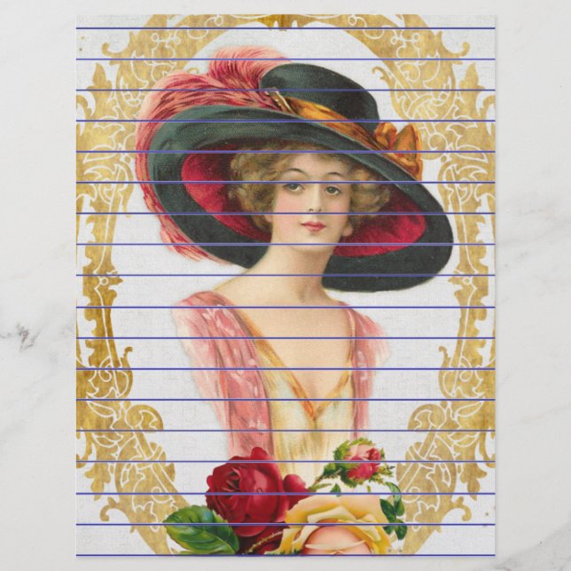 Vintage Fransk Stationery (Framsida)