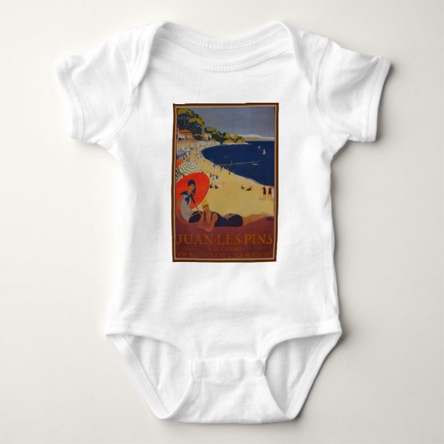 Vintage Fransk Travel Advertisement Tröja (Framsida)