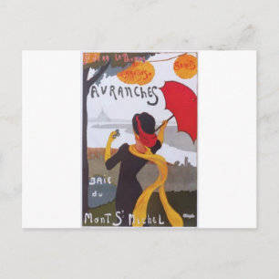 Vintage Fransk Travel och 1910 Vykort