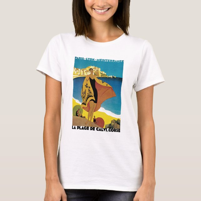 Vintage Fransk Travel Tee (Framsida)