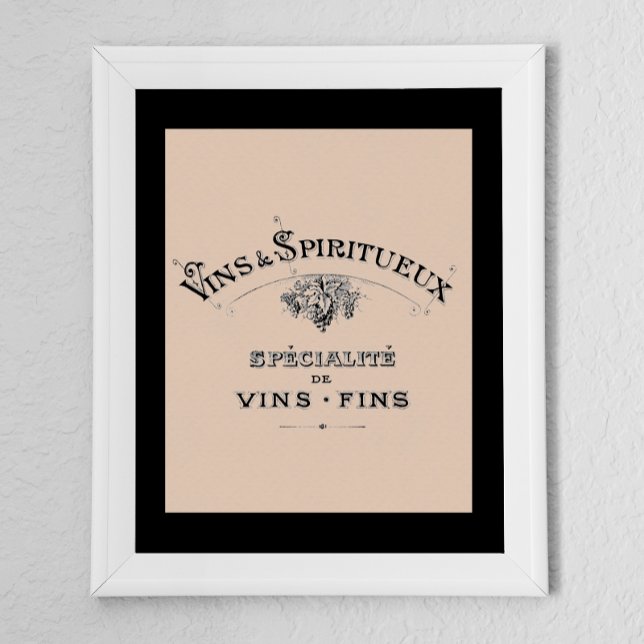 Vintage Fransk Vin Ad Poster (Skapare uppladdad)