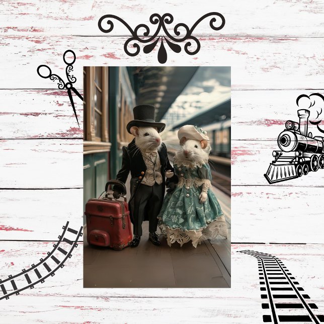 Vintage franska resemössor scrapbookpapper (Skapare uppladdad)