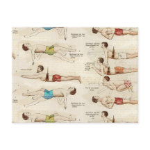 Vintage franska simmare