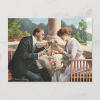 Vintage Frau und Herr, Liebe