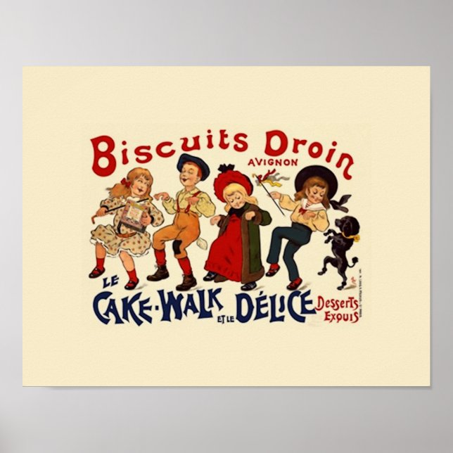 Vintage French Biscuit Poster (Framsidan)
