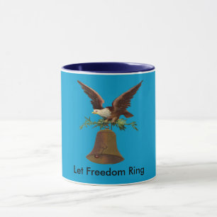 Vintage: Frihet Ring Mugg