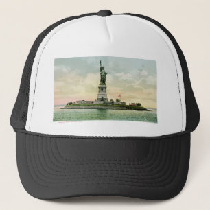 Vintage"frihetsgudinnan" affisch. New York. Keps