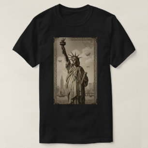 Vintage Frihetsgudinnan T Shirt