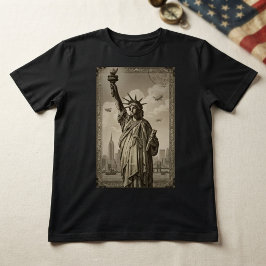Vintage Frihetsgudinnan T Shirt
