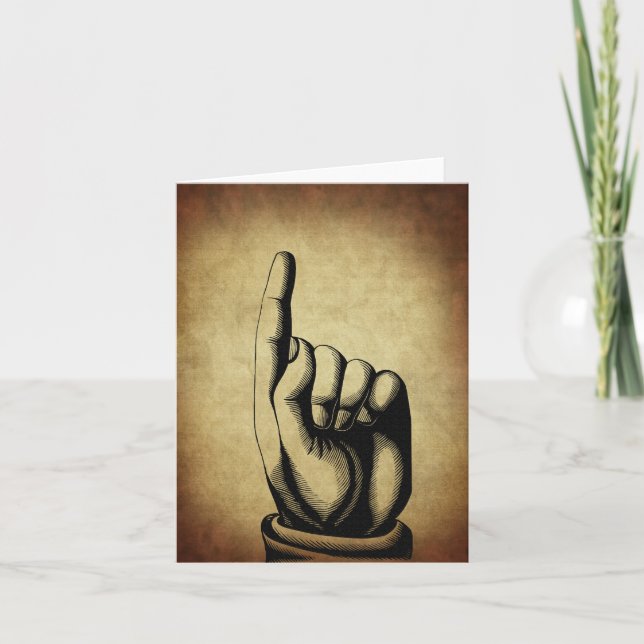 Vintage Frimärke-kort Kort (Framsida)