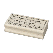 Vintage Frimärke postens Returadress Adress