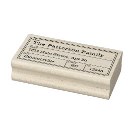 Vintage Frimärke postens Returadress Adress Stämpel