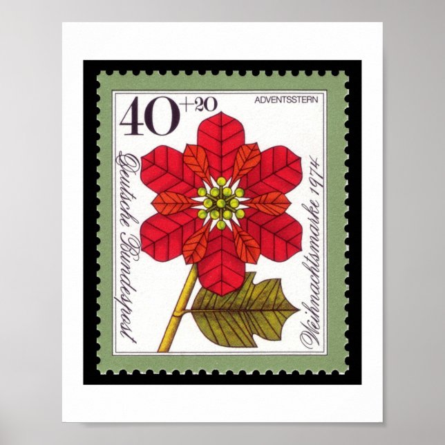 Vintage Frimärke Poster (Framsidan)