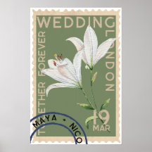 Vintage frimärke
