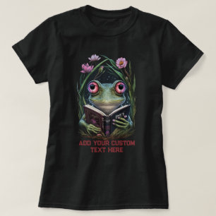 Vintage Frog Bok Wildfower-skogsläktet Toad Frog Ä T Shirt