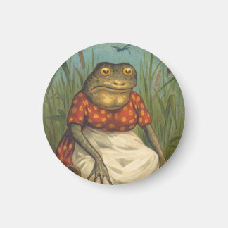 Vintage Frog Dam Magnet