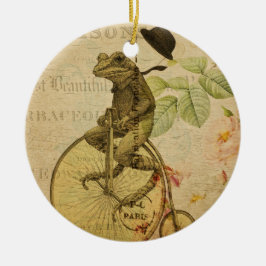 Vintage Frog No. 4 Julgransprydnad Keramik