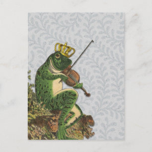 Vintage Frog Prince Charming Vykort