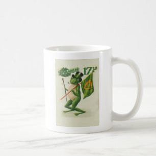 Vintage Frog Shillelagh Pipe-St patrick's day Kaffemugg