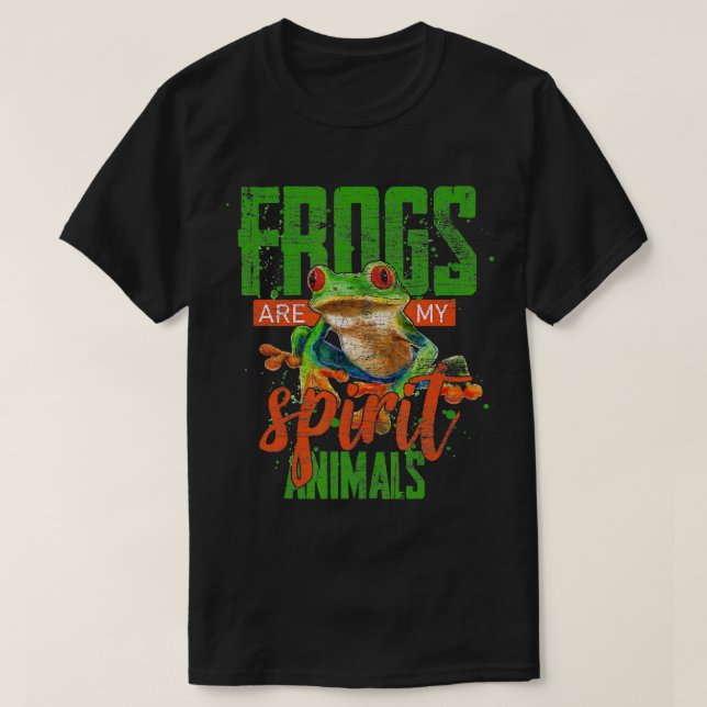 Vintage Frog T Shirt (Design framsida)