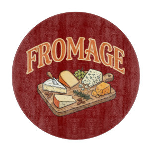 Vintage Fromage Fransk ost Charcuterie Grafik 