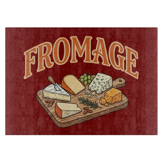 Vintage Fromage Fransk ost Charcuterie Grafik  (Framsidan)