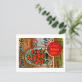 Vintage fröpaket vykort. vykort