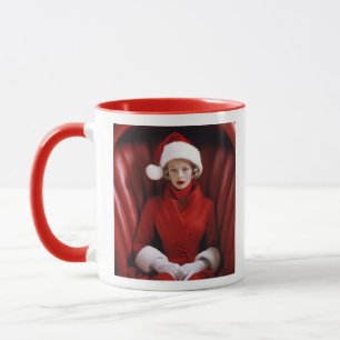 Vintage, fru Claus Mugg