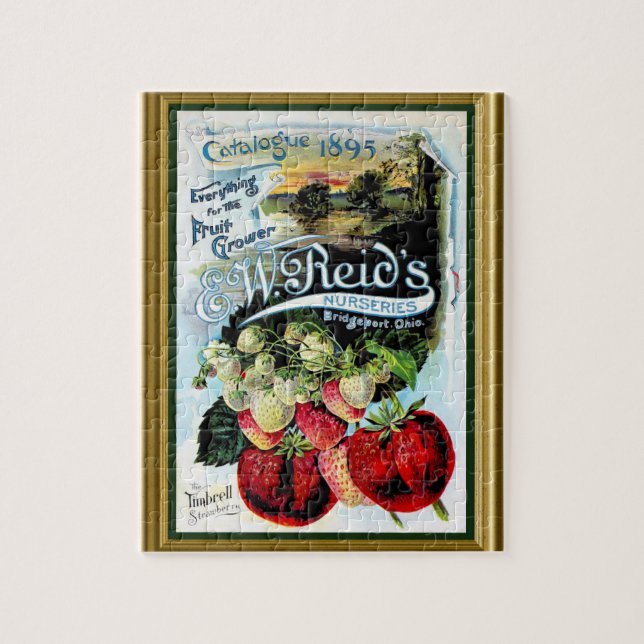 Vintage Fruit Catalog Cover Puzzle Pussel (Vertikal)