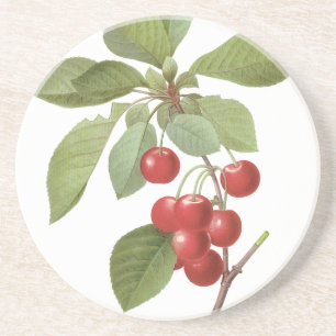 Vintage Fruit Cherry Mat, Körsbär av Redoute Underlägg Sandsten